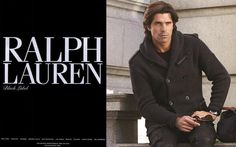 Ralph Lauren Menswear, Ralph Lauren Black Label, Chaps Ralph Lauren, Denim And Supply, Ralph Lauren Outfits, Fashion Advertising, Black Model, Ad Campaign