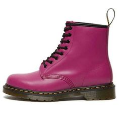 Dr.Martens 1460 Smooth Leather Lace Up Boots 'Pink' 27139673 Pink Ankle Martin Boots For Winter, Pink Martin Boots With Round Toe For Fall, Pink Round Toe Martin Boots For Fall, Fall Pink Martin Boots With Round Toe, Trendy Pink Martin Boots For Spring, Pink Ankle-high Boots For Winter, Trendy Pink Ankle Martin Boots, Pink Round Toe Boots For Winter, Pink Leather Boots For Spring