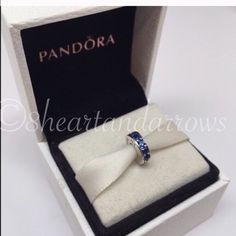 Pandora Royal blue eternity spacer charm New pandora charm Pandora Jewelry New Pandora Charms, Pandora Charm, Blue Jewelry, Pandora Jewelry, Pandora Charms, Sapphire Ring, Heart Ring, Royal Blue