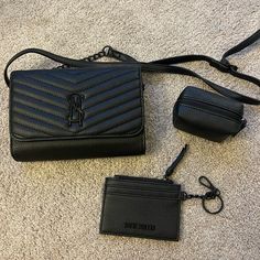 Steve Madden Purse Set Never Used Brand New Steve Madden Bags Handbags, Steve Madden Purse Handbags, Steve Madden Purse, Steve Madden Handbags, Steve Madden Bags, 21st Birthday Gifts, Fancy Bags, Purses Designer, Black Purses