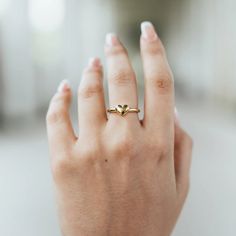 Essential Heart Ring Minimalist Stackable Heart Ring For Promise, Heart-shaped Promise Ring, Valentine's Day Hypoallergenic Heart Ring, Stackable Heart Ring For Everyday And Valentine's Day, Everyday Stackable Heart Ring For Valentine's Day, Everyday Stackable Heart Ring, Stackable Everyday Heart Ring, Minimalist Promise Ring With Heart Charm, Dainty Gold Heart Ring Tarnish Resistant