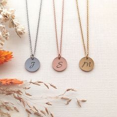 script-initial-disc-necklace-all-colours-flowers-cb Stainless Steel Initials Name Necklace, Customizable Stainless Steel Necklace For Mom, Customizable Stainless Steel Necklaces As Gift For Mom, Customizable Stainless Steel Necklaces - Gift For Mom, Customizable Stainless Steel Necklaces For Personalized Gifts, Adjustable Initial Pendant Necklace For Valentine's Day, Minimalist Letter Jewelry For Personalized Gifts, Valentine's Day Necklace With Initial Pendant, Minimalist Initials Charm Necklace For Birthday