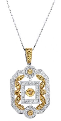 When you're looking to add elegance to your style, this simple, understated necklace features both 18K white gold and 18K yellow gold with classic round brilliant cut Diamonds for a lasting impression. White Gold Necklace, White Gold Necklaces, Round Brilliant Cut Diamond, Round Brilliant, Yellow White, Diamond Necklace, Gold Necklace, Fine Jewelry, Diamonds