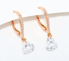 When you have your heart set on a spot of sparkle, these lovely lever back earrings deliver the gorgeous goods. Floating, Jewelry Earrings, Sparkle