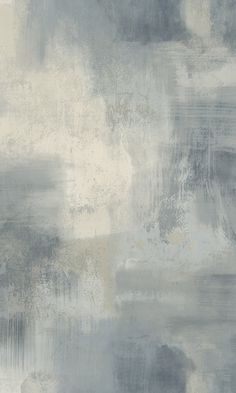 an abstract painting with grey and white colors