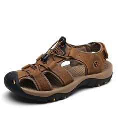 Mens Sandals Fashion, Men Sandals, Genuine Leather Sandals, Sac Lunch, Sandals Slippers, Beach Slippers, Men's Sandals, Shoes Summer, Casual Slippers