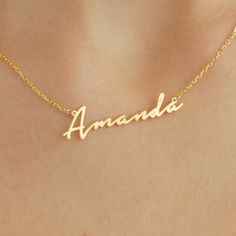 14k Gold Nameplate Necklace, Custom Name Necklace, Personalized Name, Christmas Gift, Gifts for Mom, Gifts for Her, Personalized Jewelry, Silver Name Necklace, Mini Nameplate, Tiny Name Necklace, Small Name Necklace, Bridesmaid gift ☆ Back to my store for more options: https://www.etsy.com/shop/aceelegance     ☆ All the pieces you purchased from AceElegance come with a Certificate of Authenticity(925 Sterling Silver, 8k Solid Gold, 14k Solid Gold, 18k Solid Gold) ☆ www.aceelegance.com ☆ ► 14k Go Name Pendant Charm Necklace For Gifts, Name Pendant Charm Necklaces For Gifts, Name Pendant Charm Necklaces As Gift, Customizable Nameplate Necklace For Gifts, Custom Necklace For Valentine's Day Gift, Custom Name Necklace Adjustable As A Gift, Custom Name Adjustable Necklace Gift, Custom Name Adjustable Necklace For Gift, Name Necklace For Gift