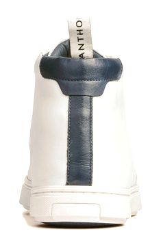 Rich contrast details trim the silhouette of a versatile high-top sneaker made from luxury leather. Removable cushioned footbed Leather upper and lining/rubber sole Imported High Top Sneaker, Sneaker Men, High Top, Nordstrom Rack, High Top Sneakers, High Tops, Rubber Sole, Leather Upper, Size 10