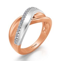 A brilliant way to show her your love is forever, this fashion ring will certainly touch her heart. Crafted in sterling silver, this ring showcases two ribbons interlocked while shimmering smaller stones add eye-catching sparkle. Elegant and modern, this crossover design showcases intertwining strands that represent two lives - and two distinct stories - as they blend together and become one. This ring makes a stunning statement of everlasting love. A sentimental piece for all occasions!Carat Weight: 0.25 ctStone Size: 1 mmStone Type: Jeulia® StoneNumber of Stones: 25 Stone Shape: RoundStone Color: Diamond WhiteWeight: 5 gWidth: 5 mmHeight: 4.3 mmThickness: 1.3 mmMaterial: 925 SilverPlating Color: Silver, Rose Gold Modern Twist Rings With Diamond Accents For Gift, Modern Twist Rings With Diamond Accents As Gift, Modern Twist Open Band Diamond Ring, Open Band Bypass Ring For Promise, Fine Jewelry Anniversary Bypass Ring With Open Band, Modern Twist Diamond Ring With Open Band For Anniversary, Double Band Rings With Diamond Accents For Anniversary, Anniversary Bypass Ring With Diamond Accents And Open Band, Anniversary Bypass Ring With Diamond Accents