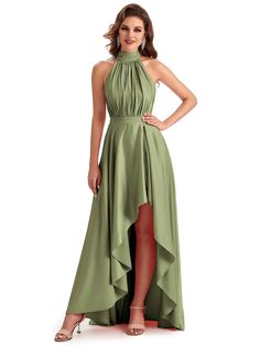 dusty-sage Modern Bridesmaid Dresses, Unique Bridesmaid Dresses, Modern Bridesmaid, Unique Bridesmaid, Bridesmaid Dresses Online, Big Belly, Satin Bridesmaid Dresses, Different Fabrics, I Dress