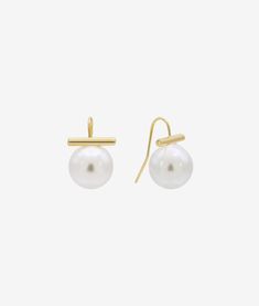 Elegant Pearl Earrings | Jewelry for Women | Earrings Category Classic Round Pearl Earrings For Everyday, Timeless Round Pearl Earrings For Everyday, Classic Single Pearl White Earring, Elegant Pearl White Everyday Earrings, Refined Round Pearl Earrings As Gift, Refined Round Pearl Earrings For Gift, Classic Everyday Akoya Pearl Earrings, Modern Round Pearl Earrings With Pearl Charm, Classic Round Pearl Drop Jewelry