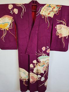 https://antiqueshopjunna.etsy.com Set of 2, Antique Japanese Silk Kimono and juban. This is a set of undergarment and kimono. Condition is very good. Silk100% Kimono Size: Body length 155cm Width 61cm Sleeve length 62cm Size: Body length 139cm Width 57cm Sleeve length 59cm Shipping: Items are shipped via International e-packet light. (Include Tracking) Delivery will take an AVERAGE of 2~3weeks. Caution: Import duties, taxes, and charges are not included in the item price or shipping cost. These Vintage Silk Kimono For Wedding, Vintage Long Kimono For Wedding, Ceremonial Vintage Kimono, Pink Vintage Long Kimono, Vintage Long Sleeve Wedding Kimono, Vintage Wedding Kimono With Kimono Sleeves, Kimono Gown, Japanese Silk, Women's Nightgowns