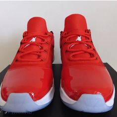 Brand New In The Box Jordan 11 Cmft Low Men's Sneakers Red / Black / White Brand Size 11. Red Low-top Custom Sneakers For Light Sports, Sporty Red Jordan Shoes For Light Sports, Sporty Red Jordan Shoes For Casual Sports, Casual Red Sporty Jordan Shoes, Red Jordan Shoes With Red Sole For Light Sports, Red Low-top Custom Sneakers For Training, Red Low-top Training Sneakers, Sporty Red Sneakers With Air Cushioning, University Red Custom Sneakers With Cushioned Footbed For Sports