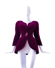 For Sale on 1stDibs - Museum worthy collectors piece. Stunning Thierry Mugler Blazer / Jacket assuming from the FW 1993 collection. Extremely rare piece - I have not seen another Mugler Blazer, Clothes Reference, Luxury Jacket, Rare Jewelry, Thierry Mugler, Jewelry Crystal, Coat Design, Evening Attire, Fur Trim