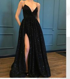 Glittering Dress, Party Floor, Black Lace Evening Dress, Black Lace Prom Dress, Prom Dresses With Pockets, 파티 드레스, Sequin Prom Dress, Lace Prom Dress