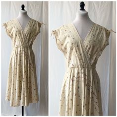 Vintage 70s cotton floral dress in good condition. Size small Cotton Floral Dress, Floral Cotton Dress, 70s Floral, Cotton Dress, Vintage 70s, Cotton Dresses, Floral Dress, Dress Outfits, New York