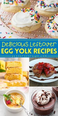 Check out these sweet recipes for Leftover Egg Yolk Recipes! Turn your leftover egg yolks into easy delicious desserts like cookies, chocolate cakes, brownies, and cupcakes. You’ll be amazed at the tasty treats you can create with just a few ingredients!