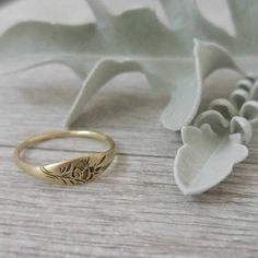 Elegant and unique 14k gold wedding ring, Vintage style floral wedding band, unique gold wedding ring for the stylish bride to be.* Band width: 1.5 mm, wide part width: 5.5 mm* Thickness: 1.5 mm* Available in 14K or 18K YELLOW, WHITE and ROSE gold.   The price listed is for 14K please contact me for 18K pricing.* available with darkend flower ( please mention in note to seller) * Sizes vary from 5 US to 9 US, including half sizes.    Please choose your size upon checkout.* Please choose a finish Delicate Gold Flower Ring For Wedding, Elegant Handmade Rose Gold Flower Ring, Elegant Gold Engraved Ring With Rose Cut Diamonds, Delicate Gold Engraved Rings, Delicate Engraved Gold Rings, Elegant Birth Flower Ring As Gift, Elegant Birth Flower Ring For Gift, Elegant Birth Flower Ring Gift, Gold Engraved Delicate Rings