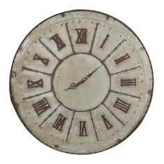 an old clock with roman numerals on the face