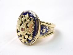 Attention: all jewelry is shipped with the LARGE jewelry tag.  If you remove it the item is NOT Returnable! Antique c. 1900 Imperial Eagle  14K Yellow Gold, Enamel & Ruby Heavy Unisex Ring Size 10 Item is gently used.  Attention international buyers!  Please check your local postal rules before buying! The transaction will be canceled if jewelry items made of gold,  diamonds, silver, etc are prohibited for shipping in your country. Classic Oval Enamel Jewelry, Vintage Gold Enamel Ring Stamped 14k, Yellow Gold Enamel Oval Jewelry, Oval Yellow Gold Enamel Jewelry, Antique 14k Stamped Jewelry For Ceremonial Occasions, Gold Luxury Ceremonial Enamel Ring, Luxury Gold Ceremonial Enamel Ring, Luxury Gold Enamel Ring For Ceremonial Occasions, Traditional Yellow Gold Signet Ring For Formal Occasions