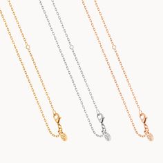 Already have a Merci Maman charm and fancy a new chain? Our chains come in three sizes and 3 metals. Create your own necklace by adding a personalized charm.Available in 925 Sterling Silver, 18K Champagne Gold Plated and 18K Rose Gold PlatedPlease note that just our 18'' chain has an additional link to enable the wearer to adjust the length to 16''Sent with love in a complimentary gift box Rose Gold Necklace With Cable Chain And Round Pendant, Rose Gold Necklace With Round Pendant And Cable Chain, Rose Gold Adjustable Chain Pendant Necklace, Rose Gold Adjustable Pendant Chain Necklace, Rose Gold Pendant Chain Necklace With Adjustable Chain, Minimalist Rose Gold Charm Necklace With Cable Chain, Yellow Gold Charm Necklace With Cable Chain Pendant, Yellow Gold Pendant Charm Necklace With Cable Chain, Yellow Gold Pendant Necklace With Cable Chain