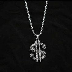 U.S. Dollar Sign Pendant Necklace Hip Hop Biker Jewelry Stainless Steel Chain | eBay Metal Chain Link Necklace For Streetwear, Silver Necklace For Streetwear, Silver Adjustable Chain Necklace For Streetwear, Trendy Streetwear Necklaces With Silver Chain, Trendy Silver Chain Necklaces For Streetwear, Silver Chain Necklace For Streetwear With Adjustable Chain, Silver Chain Necklace With Adjustable Chain For Streetwear, Trendy Silver Chain Necklace For Streetwear, Silver Chain Link Jewelry For Streetwear