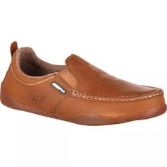 Men's Brown Georgia Boot Cedar Falls Moc-toe Slip-on Size 10.5(wide) : Target Leather Slip-on Walking Shoes With Rubber Sole, Leather Slip-on Walking Shoes, Brown Rubber Sole Slip-ons For Outdoor, Comfortable Leather Moc Toe Slip-ons, Brown Leather Slip-on Outdoor Shoes, Slip-on Swift Leather Walking Shoes, Comfortable Brown Leather Walking Shoes, Comfortable Leather Walking Shoes With Ortholite Insole, Rugged Slip-on Leather Shoes With Leather Footbed