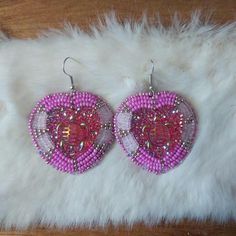 Beaded earrings! Very pretty. Would make a great gift Beaded Earrings, Jewelry Earrings Dangle, Etsy Earrings, Beading, Dangle Drop Earrings, Dangle Earrings, Jewelry Earrings, Great Gifts, Accessory Gift