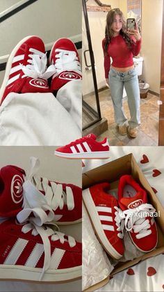 Red adidas campus 00s Red Adidas Campus 00s Outfit, Adidas Campus Aesthetic, Red Campus 00s, Red Campus 00s Outfit, Red Adidas Shoes Outfit, Addidas Shoes Campus 00s, Addidas Shoes Campus 00s Outfit, Red Adidas Campus, Red Adidas Outfit