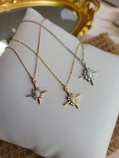 Shine bright like a star with our 925 Sterling Silver North Star Necklace! Handcrafted in gold and silver, this unique piece is not just a pretty accessory, it carries meaning too. Make a statement with this handmade necklace and let your inner star shine. Additional Information It comes with 16 inches+ 2 inches extender. Experience jewelry designed to stand the test of time: - Waterproof: Suitable for daily wear, resistant to water exposure. - Tarnish-Free: Radiance that persists without the need for constant polishing. - Hypoallergenic: Crafted with 100% nickel and lead-free materials for sensitive skin. - Handmade: Each piece is expertly crafted by skilled artisans, ensuring unique beauty and attention to detail. - High Quality: We are committed to exceptional standards of quality, ensu Celestial Star Jewelry For Jewelry Making, Star-shaped Jewelry With Star Charm As Gift For Her, Star Charm Jewelry Gift For Her, Celestial Star-shaped Sterling Silver Jewelry, Unique Star-shaped Sterling Silver Jewelry, Unique Sterling Silver Star Jewelry, Unique Gold Star-shaped Jewelry, Unique Gold Star Shaped Jewelry, Dainty Silver Starburst Jewelry