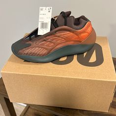 Brand New Yeezy 700v3 Yeezy 700 V3 Copper Fade Outfit, Yezzy Shoes 700 V3 Outfit, Shoes Yeezy, Yeezy 700, Yeezy Shoes, Girls Dream, Club Outfits, Black Orange, Christmas List