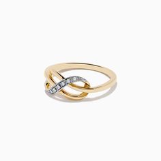 Effy Novelty 14K Yellow Gold Diamond Infinity Knot Ring, 0.05 TCW Classic 14k Gold Infinity Rings, Fine Jewelry 14k Gold Infinity Diamond Ring, 14k Gold Infinity Diamond Ring Fine Jewelry, 14k Gold Diamond Infinity Ring, 14k Gold Infinity Diamond Ring, Elegant Infinity 14k Gold Diamond Ring, Elegant 14k Gold Diamond Infinity Ring, 14k White Gold Infinity Diamond Ring, Diamond Knot Ring