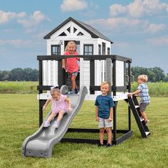 Sweetwater Heights Elevated Playhouse, Growth Board, Playhouse Furniture, Kids Playhouse Outdoors, Grill Gazebo, Playhouse Outdoor, Imaginary Play, Wooden Playhouse, Plastic Flower Pots