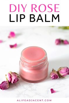 Lip Salve, Tropical Fragrance, Rose Lip Balm, Rose Lip