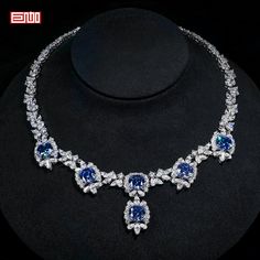 Brand:GIGAJEWE® Product Name:GIGAJEWE Total 89.02ct  18K White Gold Necklace Natural Blue and white Pear and Cushion cut Moissanite Necklace ,Gold Necklace,Women Gifts Main Stone Material:Moissainte Stone  item:Red moissanite necklace one piece Shape:round cut ,marquise cut ,pear cut ,cushion cut Color: Natural Blue Color and white D color Natural Blue stone:30ct white stone:59.02ct Total:89.02ct Customization:Can select different kinds of gemstone for customization Luxury Tanzanite Necklace With Brilliant Cut, Luxury Silver Tanzanite Necklace, Luxury Blue Diamond-cut Necklace, Luxury Sapphire Necklace With Brilliant Cut, Luxury Tanzanite Necklaces For Anniversary, Luxury Blue Diamond Necklace, Luxury Tanzanite Necklace For Anniversary, Luxury Sapphire Necklace With Diamond, Luxury Sapphire Necklace For Wedding