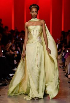 Elie Saab Aesthetic, Runway 2025 Spring Summer, Elie Saab Couture 2024, Ellie Saab Couture, Ellie Saab Dress, Elie Saab Runway, Eli Saab, Dior Spring 2020, African Couture