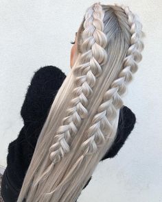 30 Braided Hairstyles For All You Girls To Look Truly Stunning #beautyhairstyles Quick Braided Hairstyles, Winter Hair, Short Black Hairstyles, Braids For Black Hair, Hair Game, Elegant Hairstyles, White Hair, Gorgeous Hair, Hair Designs