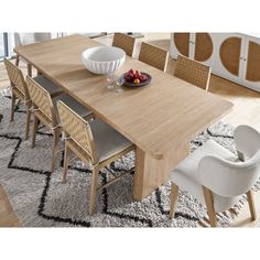 The Rectangular Dining Table instantly grounds interior aesthetics with its confident, fully oak-finished body and its robust, subtly-playful base.  Assembly Required? Yes Danish Cord, Extension Dining Table, Oak Dining Table, Modern Seating, Upholstered Fabric, Universal Furniture, Rectangular Dining Table, Dining Storage, Extendable Dining Table