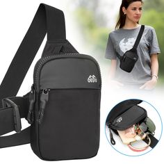 Waterproof Design: This compact and lightweight bag is made from water-repellent nylon, offering protection for your essentials and making it ideal for various weather conditions. Women Sling Bag, Cross Body Handbag, Backpack Waterproof, Backpack Travel, Travel Tote Bag, Lightweight Bag, Shoulder Backpack, Mobile Phone Bag, Pocket Bag