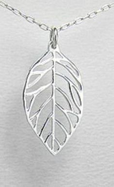 "All pieces are sent in a giftbox and placed in a netted, organza bag, ready for gift giving! Sweet sterling silver leaf pendant with 16\"-18\" - depending on availability and styles of chain may differ. Chain included. Chain styles may vary." Silver Leaf-shaped Necklace Gift, Silver Leaf-shaped Necklaces For Gift, Silver Leaf-shaped Necklace For Gift, Silver Leaf-shaped Necklace, Sterling Silver Leaf Necklace, Sand Dollar Necklace, Metal Clay Jewelry, Clay Jewellery, Pendant With Chain