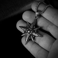 Eight Pointed Star Necklace Material: 316L stainless steel Function: anti-allergic / never fade / no rust Eight Pointed Star, Never Fade, Star Necklace, Knights, Dog Tag Necklace, Cross Necklace, Rust, Perfect Gift, Pendant Necklace