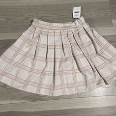 New With Tags Girls Skirt Size 9/10. Stretchy Waist The Becky Skirt Is A Cool Weather Must-Have With Its Layered Pleats And Cosy Jacquard Fabrication. Cream Color (B1) Cute Spring Pleated Skirt, Cute Spring Skort For School, Cute White Skort For School, Cute Pleated School Skirt, Cute School Tennis Skirt For Spring, Cute Tennis Skirt For School In Spring, Cute Tennis Skirt For School And Spring, Tiered Skirt Bottoms For School In Spring, Tiered Skirt For School In Spring