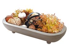 a wooden tray filled with lots of different types of plants