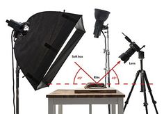 an image of a camera and tripod set up to shoot the same thing in different positions