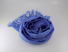 Small Decorative Linen Scarf / Skinny Linen Scarf:Material: 100% European linen, medium weight, pre-washed (Hand knotted fringe on each end)Machine wash cold with like colors, gentle cycleCustom sizes are available.100% Handmade in the USA! Handmade Blue Scarves As Gifts, Handmade Blue Scarf As A Gift, Casual Blue Cotton Scarves, Casual Blue Cotton Scarf, Handmade Blue Casual Scarves, Casual Handmade Blue Scarves, Bridesmaid Scarves, Bohemian Blue Scarf With Natural Dye, Blue Scarves For Spring, One Size