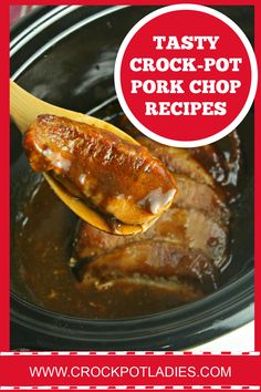 10 Tasty Crock-Pot Pork Chop Recipes - Discover 10 Tasty Crock-Pot Pork Chop Recipes in this recipe collection. Several amazing and easy slow cooker recipes using pork chops that will make your mouth water! #CrockPotLadies #CrockPot #CrockPotRecipes #SlowCooker #SlowCookerRecipes #CrockPotPorkChops #SlowCookerPorkChops #PorkChops #PorkChopRecipes Recipes Using Pork Chops, Recipes Using Pork, Paleo Crockpot Recipes, Pork Chop Recipes Crockpot, Pork Chop Recipe, Crockpot Pork Chops, Slow Cooker Pork Chops, Chop Recipes, Crockpot Cooking