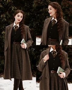 40s Mode, Academia Outfits, Academia Style, Dark Academia Fashion, Academia Fashion