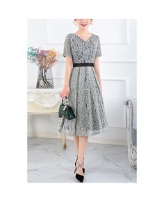 Buy Modest Vneck Lace Knee Length Wedding Party Dress With Sleeves at cheap price online. Free stable shipping and pro custom service since 2009. Summer Lace V-neck Dress For Wedding Guests, Elegant Lace V-neck Party Dress, Summer V-neck Lace Dress For Wedding Guest, Fitted V-neck Lace Dress For Wedding Guest, Formal V-neck Lace Dress, Summer Evening Lace Dress With V-neck, Elegant Summer Lace Mother Of The Bride Dress, V-neck Lace Dress For Wedding Guest In Spring, Spring V-neck Lace Dress For Wedding Guest