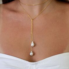 Minimalist 14k Gold Filled Jewelry For Layering, 14k Gold Drop Jewelry With Adjustable Chain, Minimalist Single Strand Necklaces For Layering, Elegant Long Drop Everyday Jewelry, Elegant Long Drop Clavicle Chain Jewelry, Delicate Drop Jewelry For Everyday, Elegant Long Drop Jewelry For Everyday, Minimalist Formal Drop Dangle Necklace, Dainty Yellow Gold Drop Jewelry