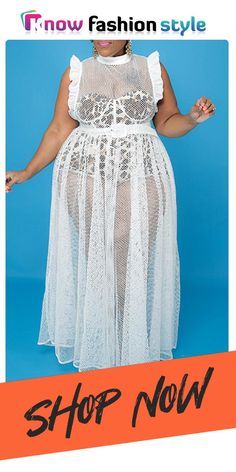 knowfashionstyle White Fashion Sexy Plus Size Casual Solid See-through With Belt Half A Turtleneck Sleeveless Dress (Without Lining) Sleeveless Mesh Dress With Sheer Bodice, Sleeveless Stretch Mesh Dress For Beach, White Sleeveless Mesh Dress For Night Out, Summer Sleeveless Mesh Dress With Sheer Bodice, Sheer Sleeveless Mesh Beach Dress, Sheer Sleeveless Mesh Dress For Beachwear, White Sheer Sleeveless Mesh Dress, Sleeveless Mesh Dresses For Beach Season, White Mesh Dress For Summer Night Out